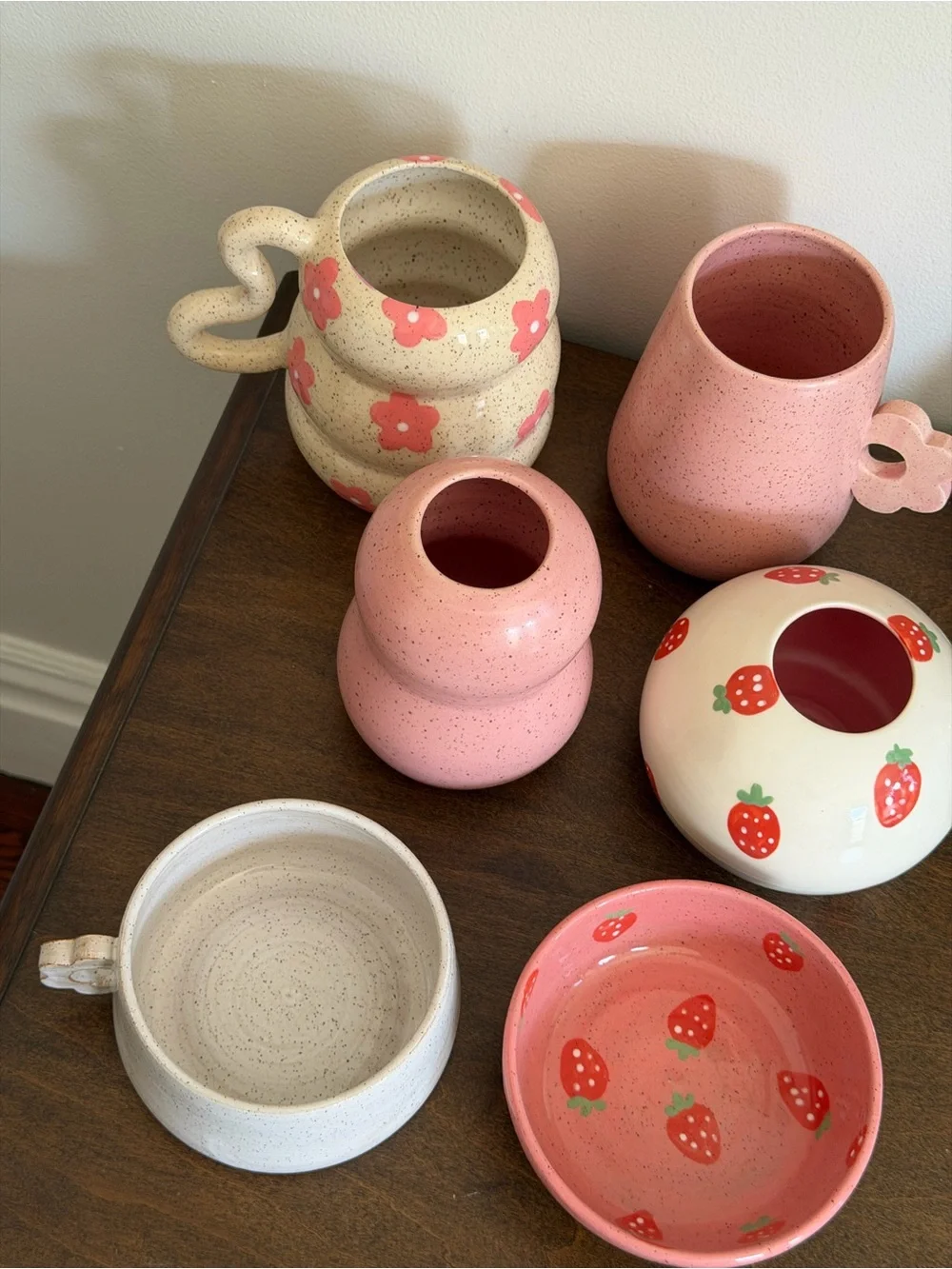 Muddy Mood Handmade Strawberry Ceramic Bowl